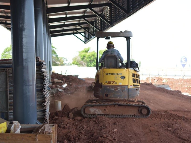 Smallest Mini Excavator: QS-10 for Tight Spaces - mini excavator working on a construction site