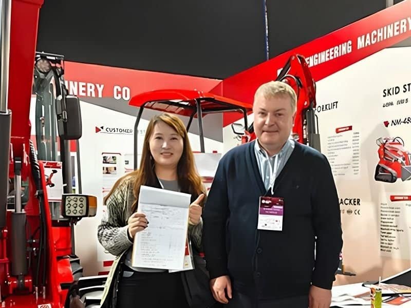 Warsaw Construction Machinery Expo | QISHENG Machinery Booth