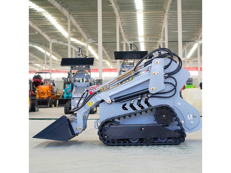 QS-480T tracked mini skid steer loader rear view