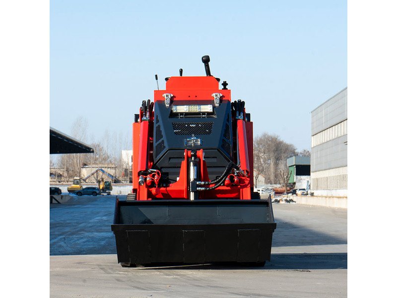 QS-525T tracked mini skid steer loader rear view