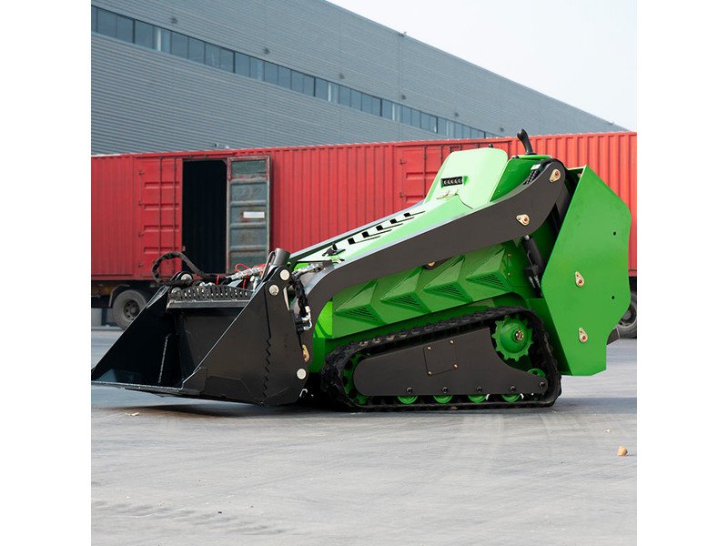 QS-X1300T tracked mini skid steer loader rear view