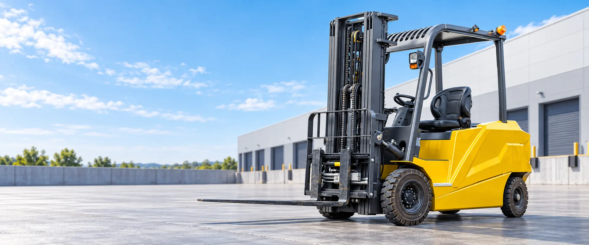 Qisheng electric forklift for warehouse and logistics handling